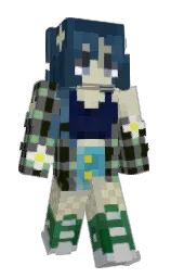 scorpion and sisal Minecraft skin — Slim model — first worn by Weroada