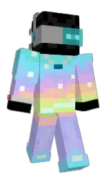perfume and black Minecraft skin — Classic model