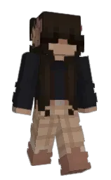 night rider and shark Minecraft skin — Slim model — first worn by MaceFFA