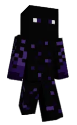 black and jacarta Minecraft skin — Slim model — first worn by XmushreeX