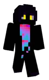 black and jaguar Minecraft skin — Classic model