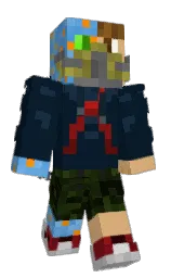 black pearl and harvest gold Minecraft skin — Classic model