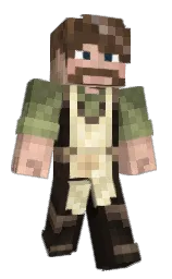 CrasherLasher's Minecraft skin wearing the Migrator cape