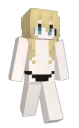 forget me not and bridal heath Minecraft skin — Slim model — first worn by sweetPOTATOMAM