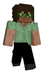 black and diesel Minecraft skin — Classic model — first worn by s1miha