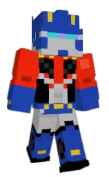 persian blue and scarlet Minecraft skin — Classic model — first worn by Sasori567