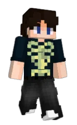black pearl and coffee bean Minecraft skin — Slim model — first worn by Coal_Shadow