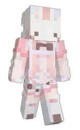 azalea and white lilac Minecraft skin — Slim model — first worn by melediq
