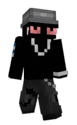 black and deep fir Minecraft skin — Classic model — first worn by vw4y_