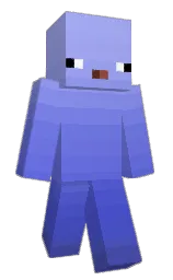 portage and royal blue Minecraft skin — Classic model