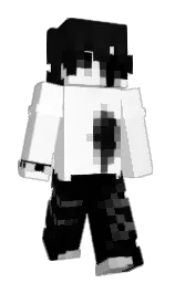 AskingForChaos's Minecraft skin wearing the Aurora cape