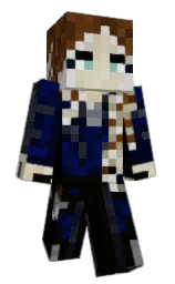 Pheloria's Minecraft skin wearing the Pan cape