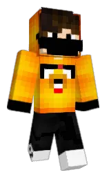 BeaverBen's Minecraft skin wearing the Migrator cape