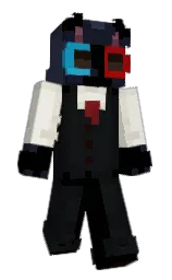 black and woodsmoke Minecraft skin — Slim model — first worn by Ovrpower19