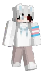 la_mple's Minecraft skin wearing the Aurora cape