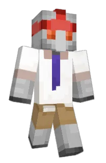 Front of Vibinski's skin