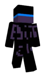 black and martinique Minecraft skin — Classic model — first worn by zombo9999