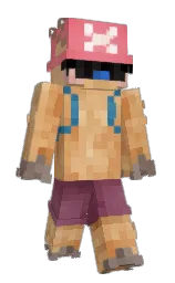 sand dune and tumbleweed Minecraft skin — Slim model — first worn by LeoCreeperGaming