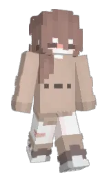 vanilla and almond frost Minecraft skin — Slim model — first worn by Drowsy_Shion