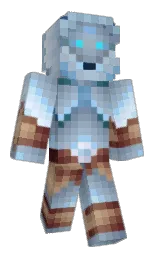 BlackGhost56's Minecraft skin wearing the Migrator cape