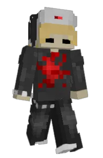 Front of Minnete's skin