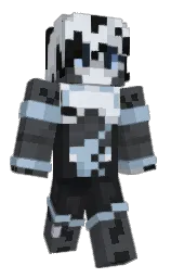 abbey and shark Minecraft skin — Classic model