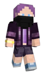 revolver and cod gray Minecraft skin — Slim model — first worn by aXe18