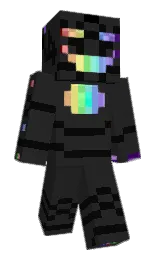 mine shaft and white Minecraft skin — Classic model — first worn by BenFumperdink