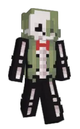 thunder and avocado Minecraft skin — Slim model
