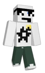 gallery and mineral green Minecraft skin — Classic model