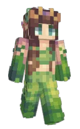 congo brown and apple Minecraft skin — Slim model