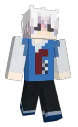 soft peach and shark Minecraft skin — Classic model — first worn by Edge_Soul