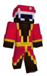 Oxif's Minecraft skin wearing the Menace cape