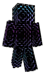 LemonskyRyan's Minecraft skin wearing the Twisted cape