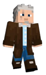 graphite and brown derby Minecraft skin — Classic model