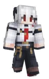 BumNom's Minecraft skin wearing the 15th Anniversary cape