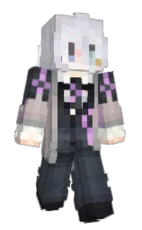 silver rust and athens gray Minecraft skin — Slim model — first worn by kXiKe7_