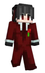 gemjars's Minecraft skin wearing the Purple Heart cape