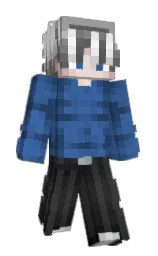 azure and astronaut Minecraft skin — Classic model — first worn by Gonky1
