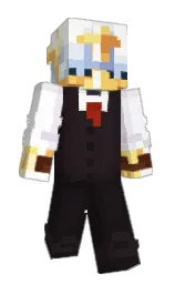 thunder and white Minecraft skin — Classic model