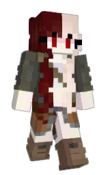 oyster pink and fuscous gray Minecraft skin — Slim model — first worn by MissMakimaSM