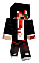 PiixelWeex's Minecraft skin wearing the Menace cape