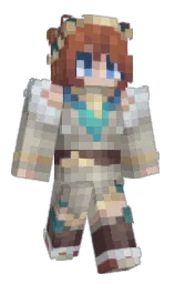 natural gray and dawn Minecraft skin — Classic model — first worn by Kaizen0_0