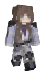 kabul and cadet blue Minecraft skin — Classic model