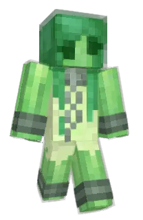 Front of Okielle's skin