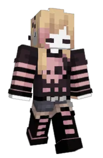 Front of Voidselox's skin