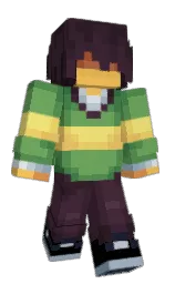 livid brown and black Minecraft skin — Classic model