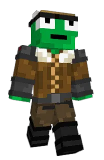 Front of Gortr's skin
