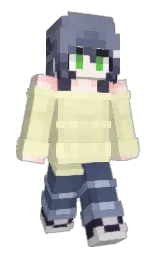 tusk and black Minecraft skin — Slim model — first worn by Cheng_xin_H3ART