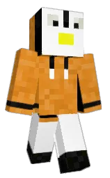 white and tahiti gold Minecraft skin — Classic model
